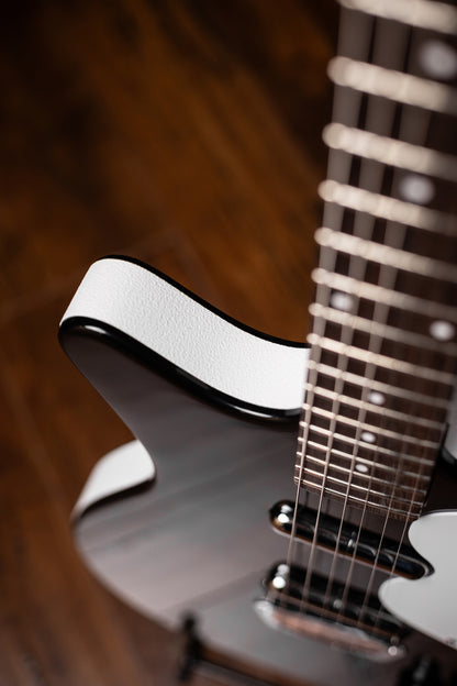 Danelectro PB Special Semi-Hollow Electric Guitar - Black With Black Knobs