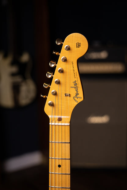 Fender 2019 Vintage Custom '57 Stratocaster Electric Guitar - Aged White Blonde