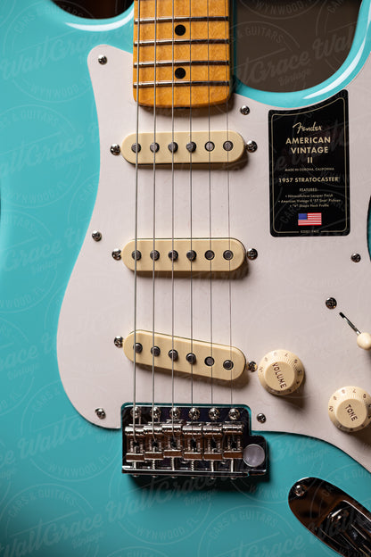 Fender American Vintage II '57 Stratocaster Electric Guitar  - Sea Foam Green