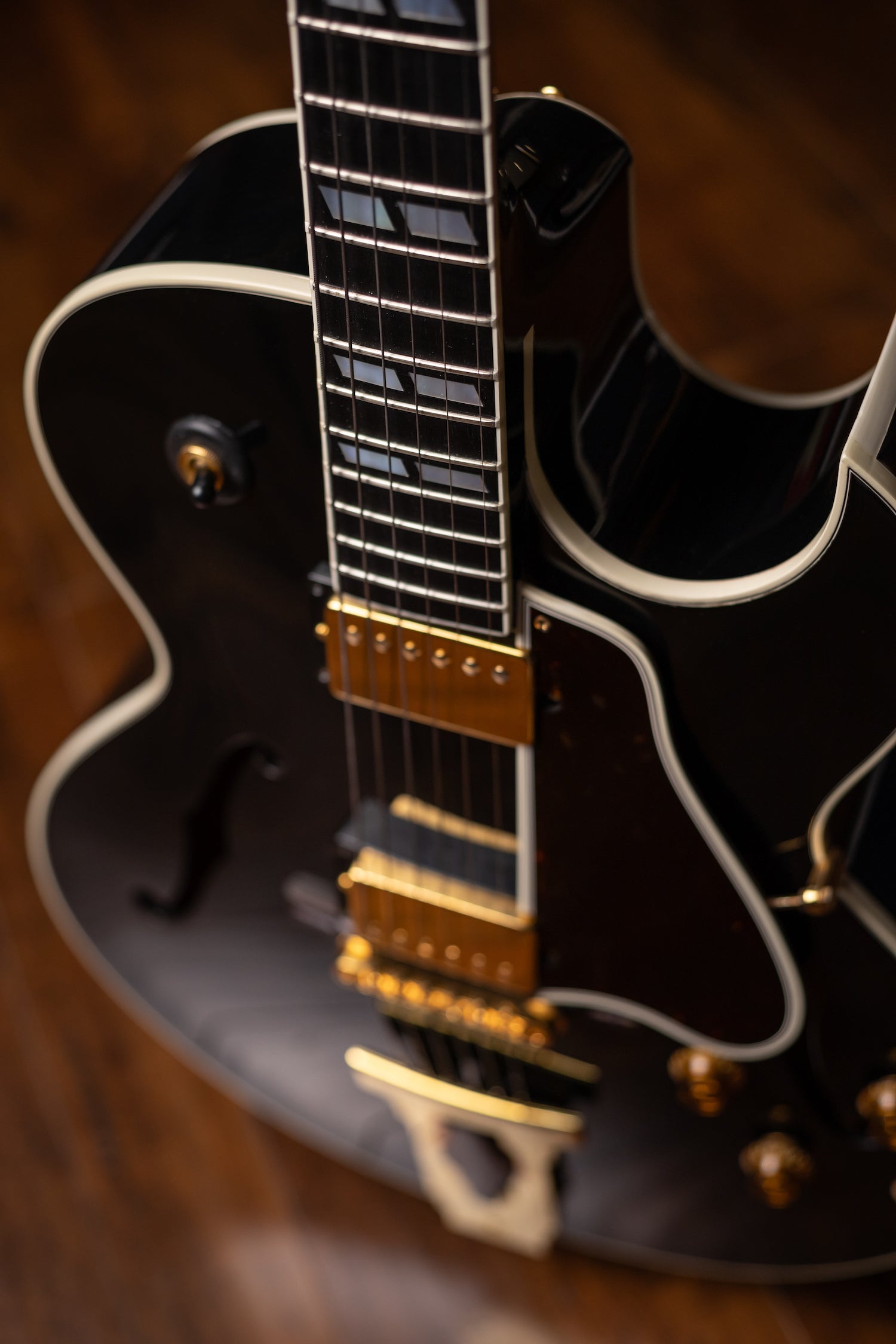 1993 Gibson L-4CES Hollow Body Electric Guitar - Ebony