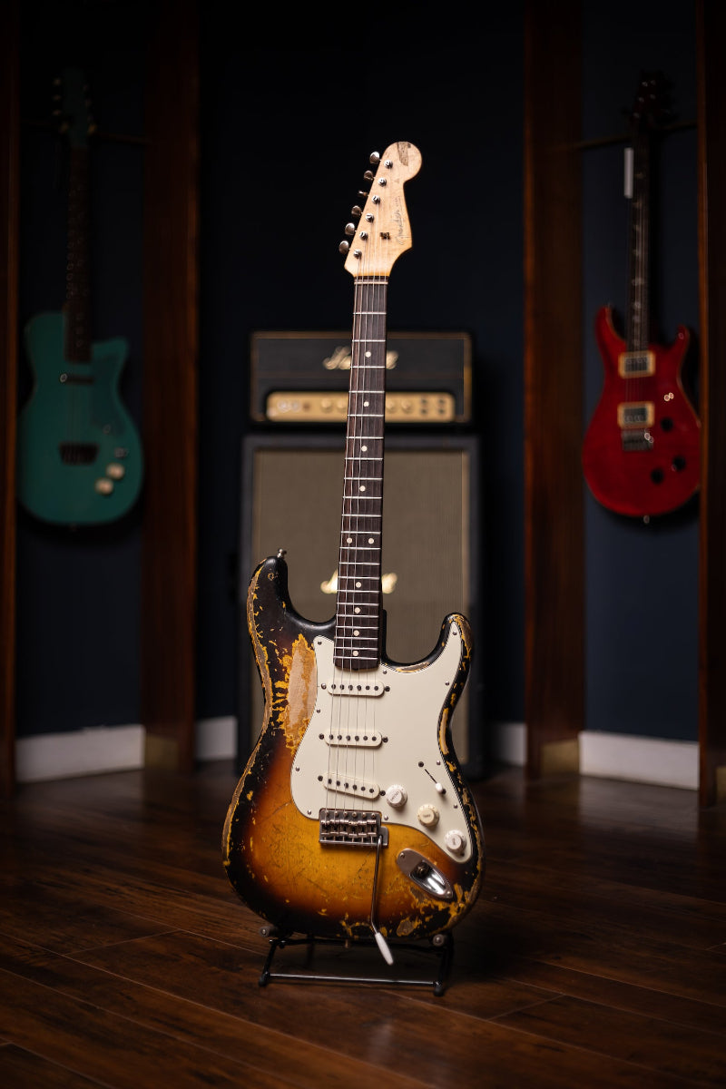 2021 Fender Custom Shop Mike McCready 1960 Signature Stratocaster Masterbuilt / Van Trigt / 60 Made Electric Guitar - Sunburst Relic