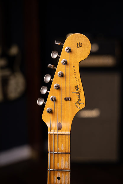 Used 2023 Fender Custom Shop '58 Stratocaster Relic Electric Guitar - Faded Aged Candy Apple Red
