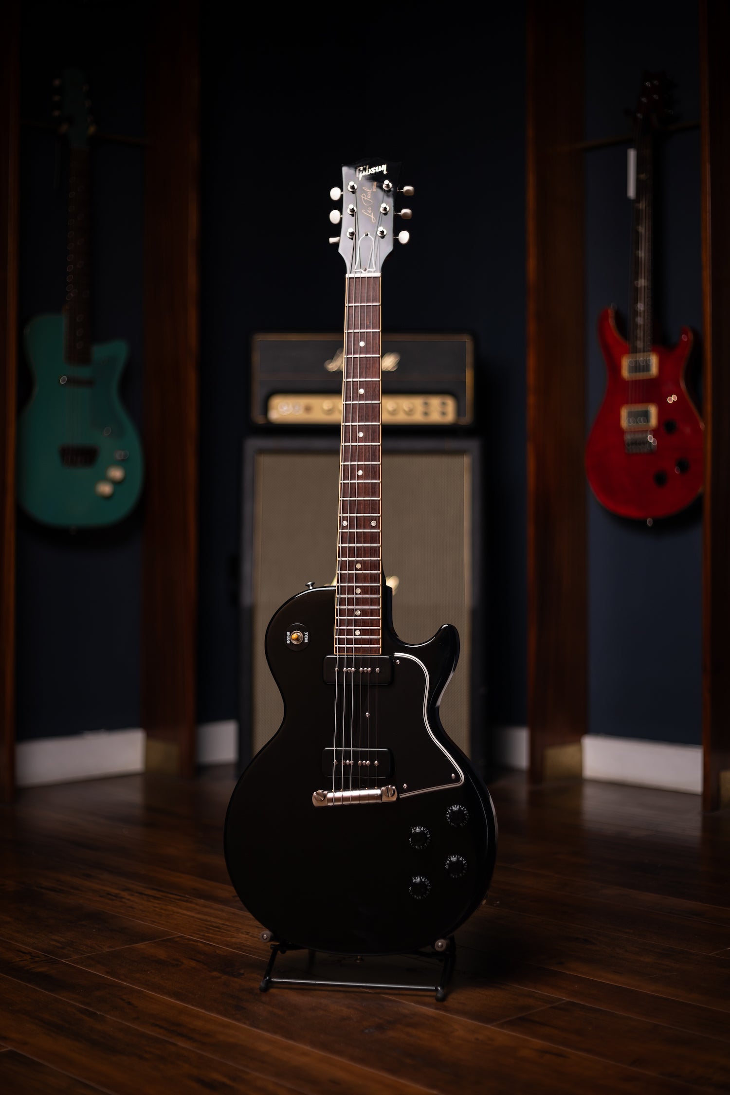 2008 Gibson Custom Shop 1960 Les Paul Special / Large Neck Electric Guitar - Ebony