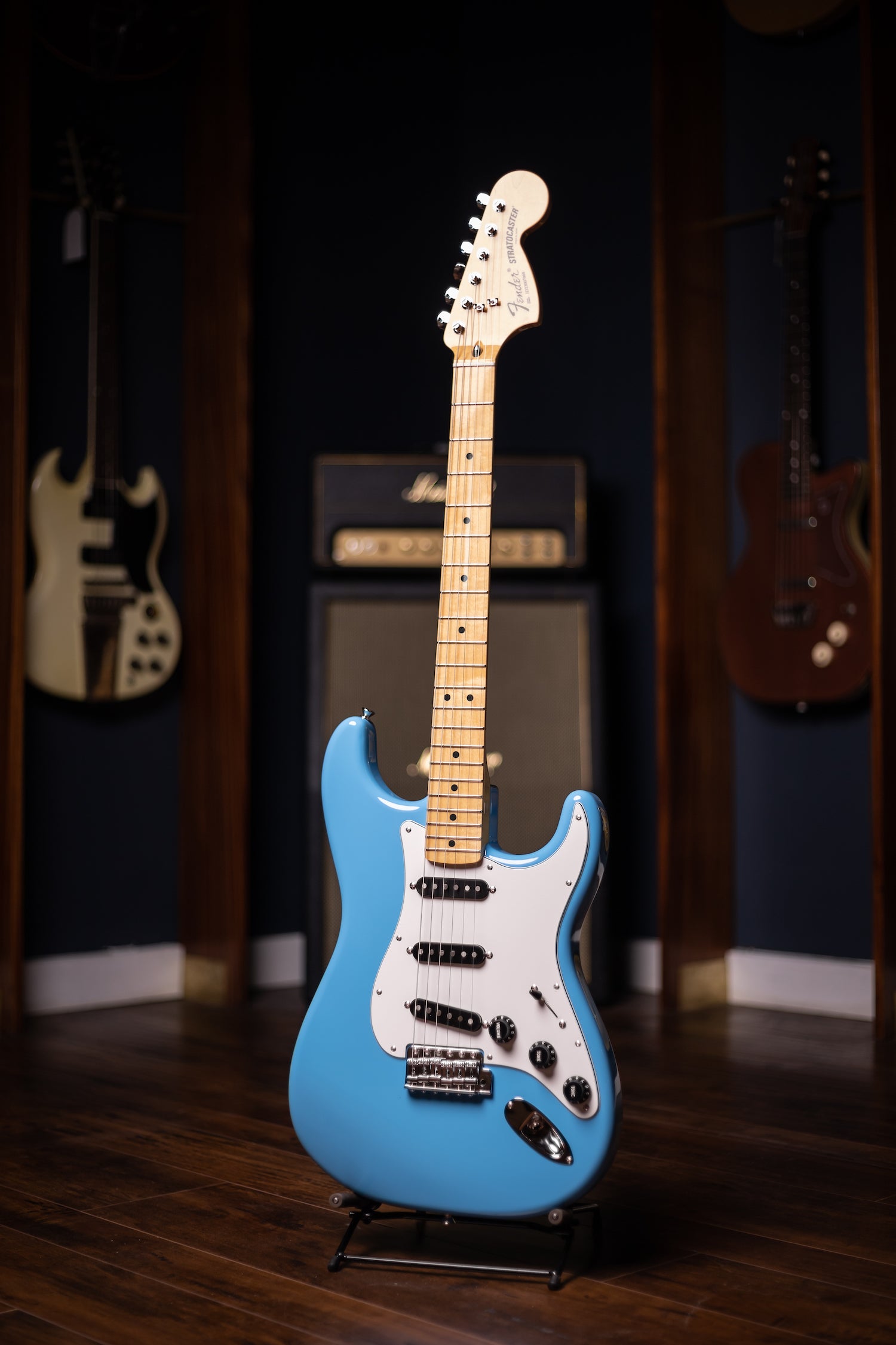 Fender Made in Japan Limited International Color Stratocaster Electric Guitar - Maui Blue
