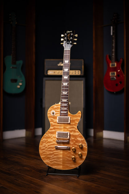2008 Gibson Custom Shop 1959 Les Paul Reissue Korina Quilt Maple Top Electric Guitar - Natural