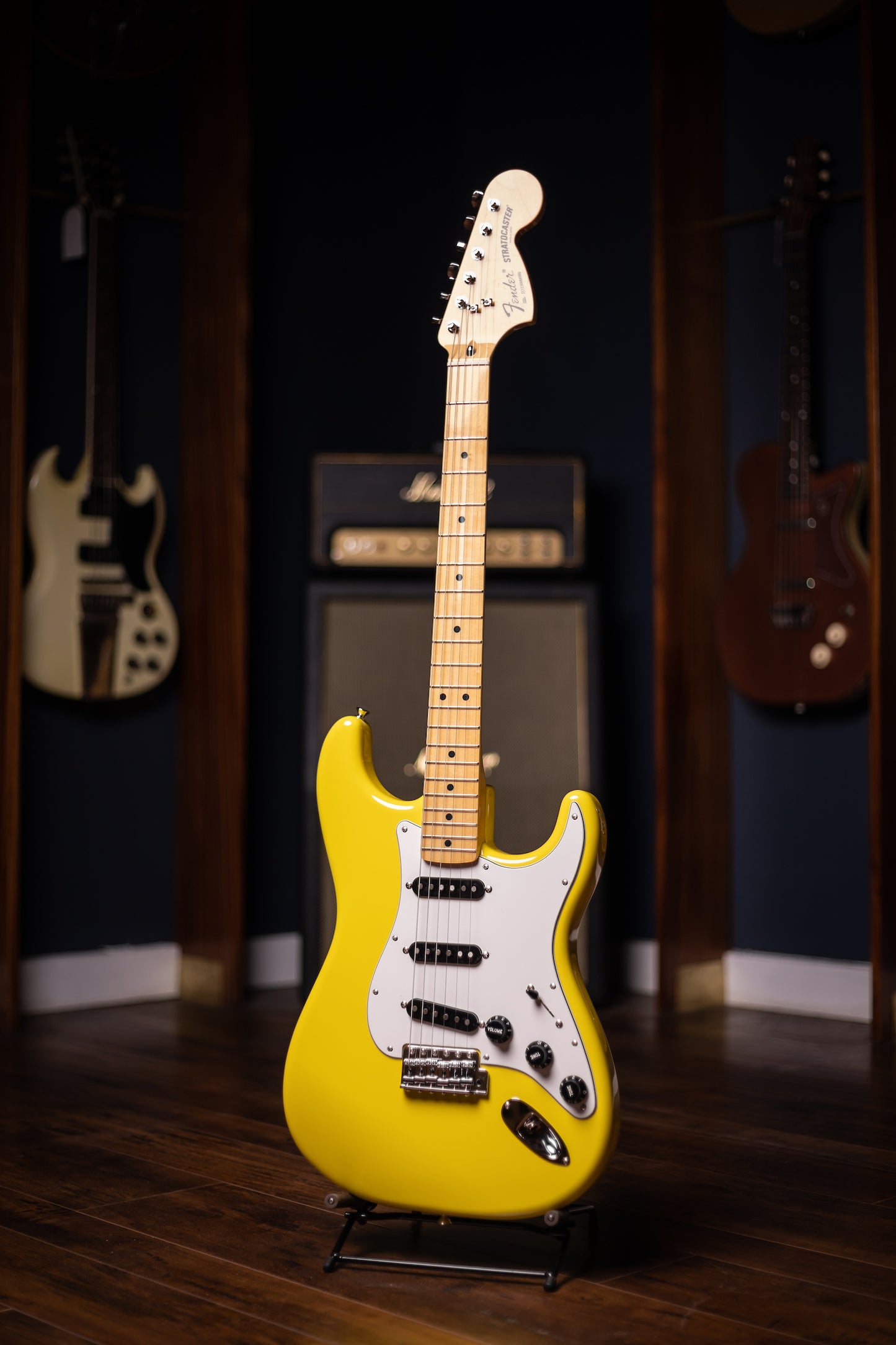 Fender Made in Japan Limited International Color Stratocaster Electric Guitar - Monaco Yellow