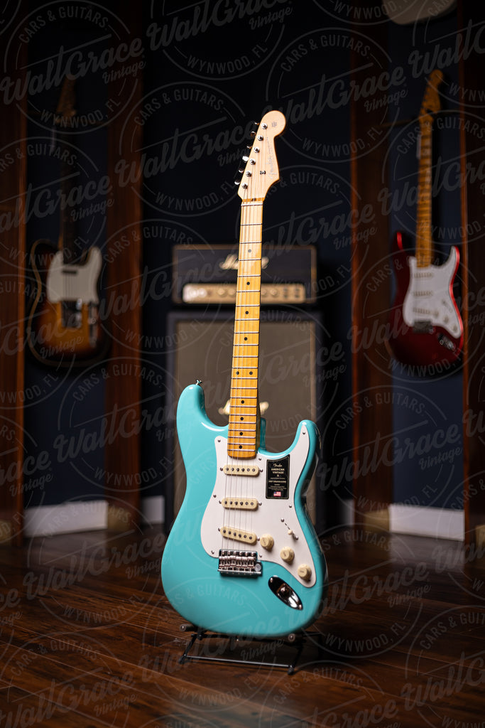 Fender American Vintage II '57 Stratocaster Electric Guitar  - Sea Foam Green