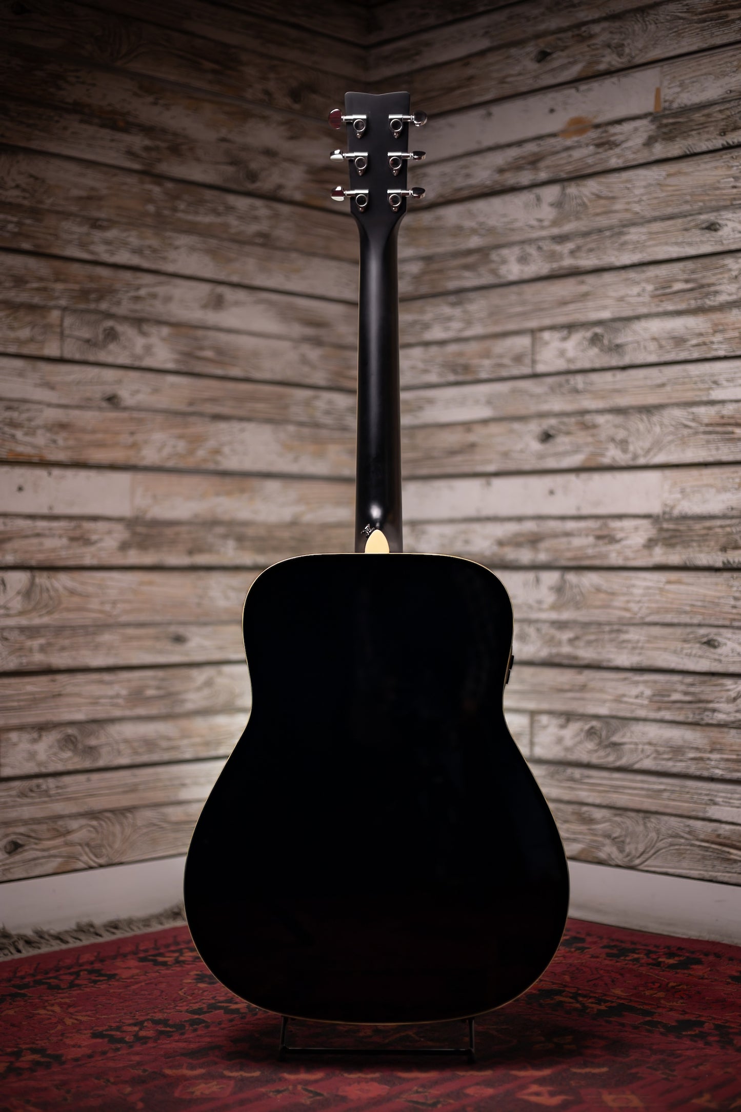 Yamaha FG-TA TransAcoustic Dreadnought Guitar - Black