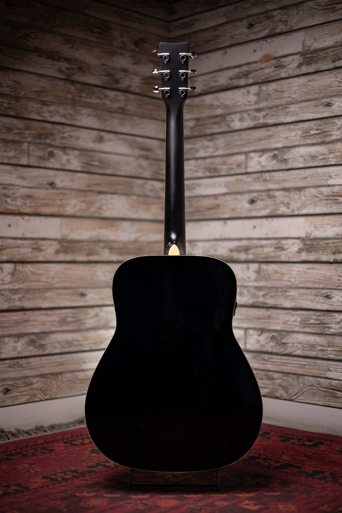 Yamaha FG-TA TransAcoustic Dreadnought Guitar - Black