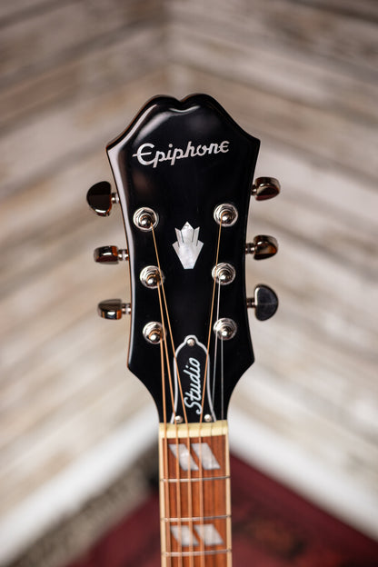 Epiphone Dove Studio Acoustic-Electric Guitar - Violin Burst