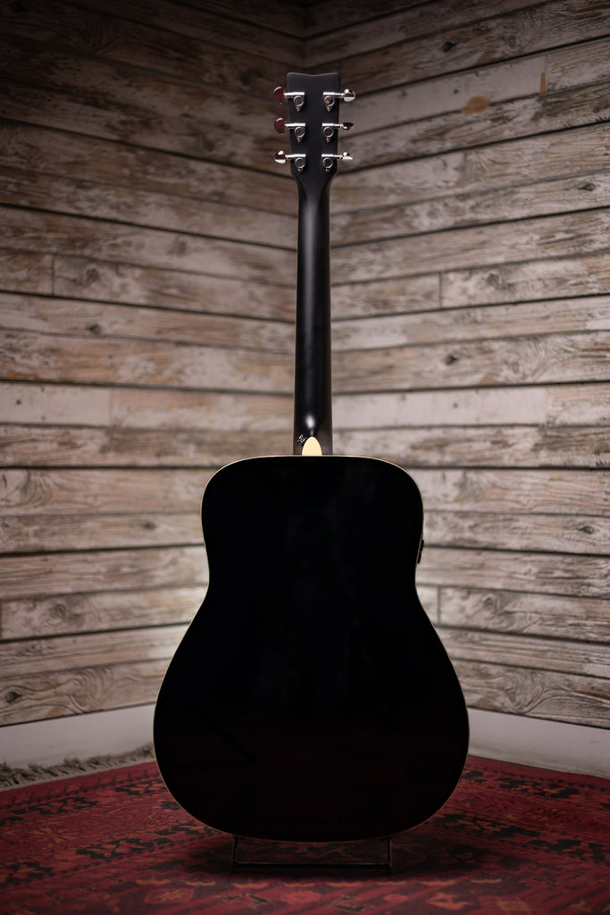 Yamaha FG-TA TransAcoustic Dreadnought Guitar - Black