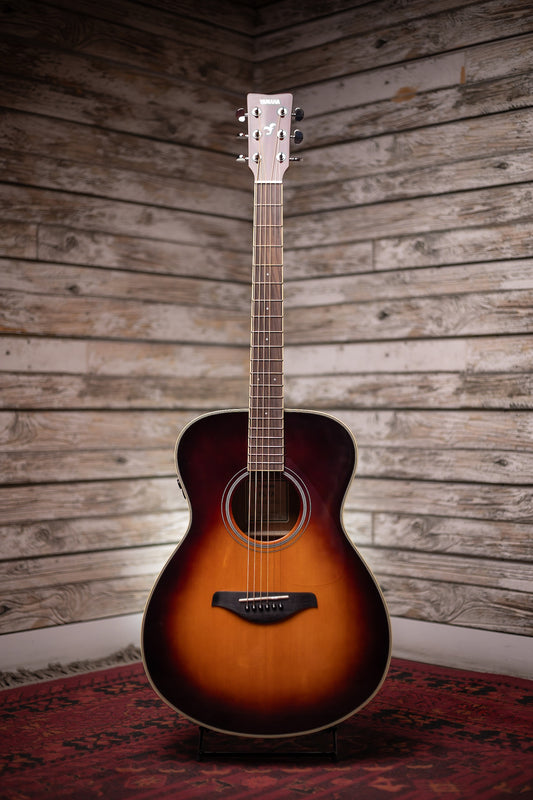Yamaha FS-TA TransAcoustic Concert Acoustic Guitar - Brown Sunburst