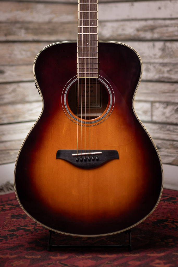 Yamaha FS-TA TransAcoustic Concert Acoustic Guitar - Brown Sunburst