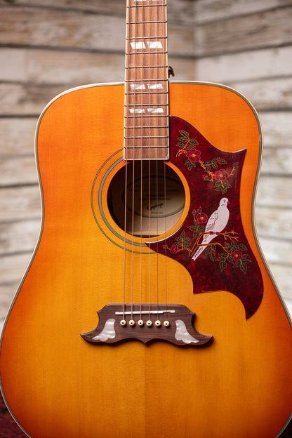 Epiphone Dove Studio Acoustic-Electric Guitar - Violin Burst