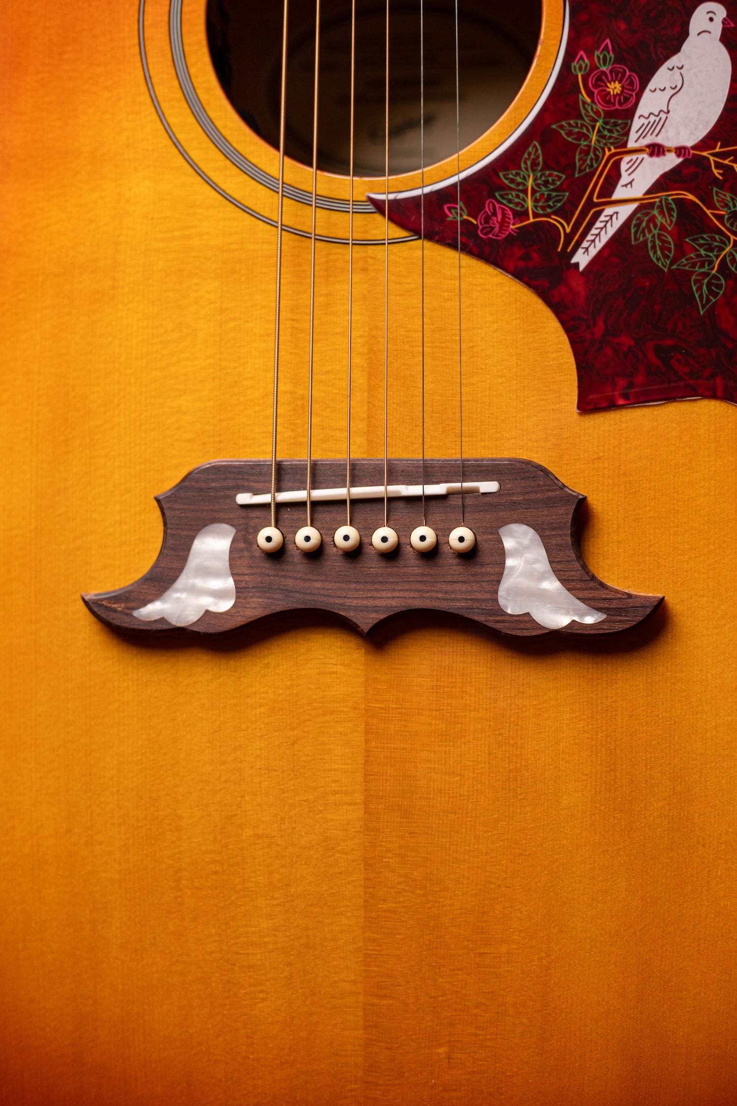 Epiphone Dove Studio Acoustic-Electric Guitar - Violin Burst
