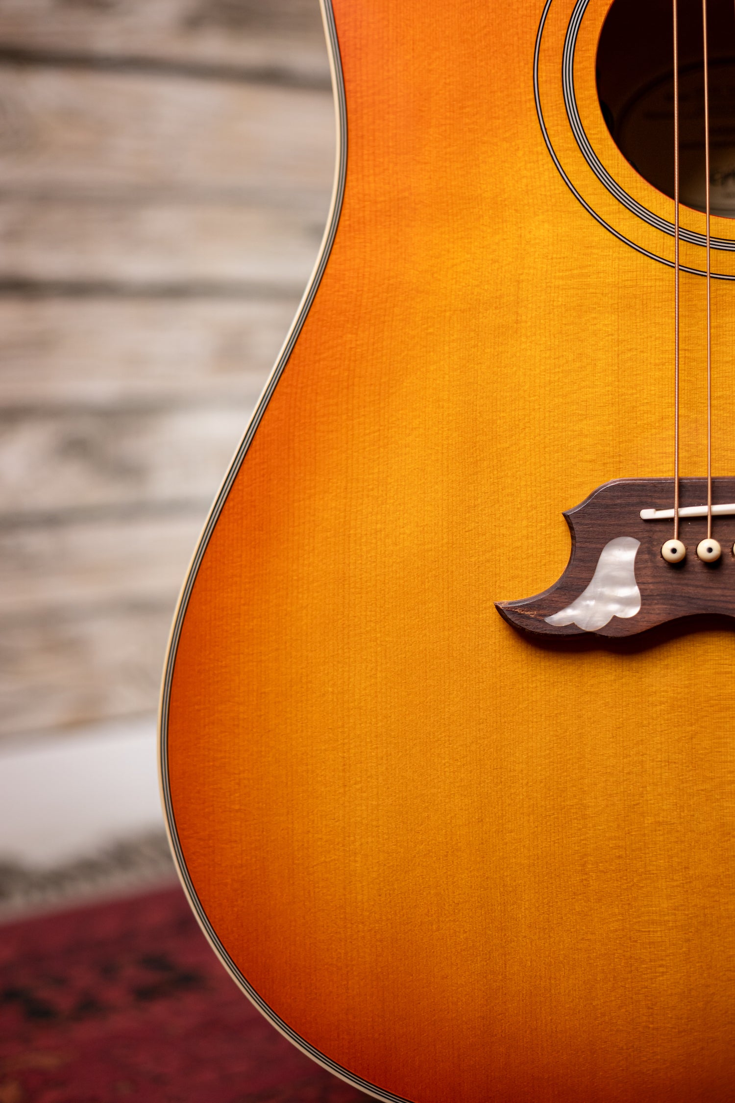 Epiphone Dove Studio Acoustic-Electric Guitar - Violin Burst