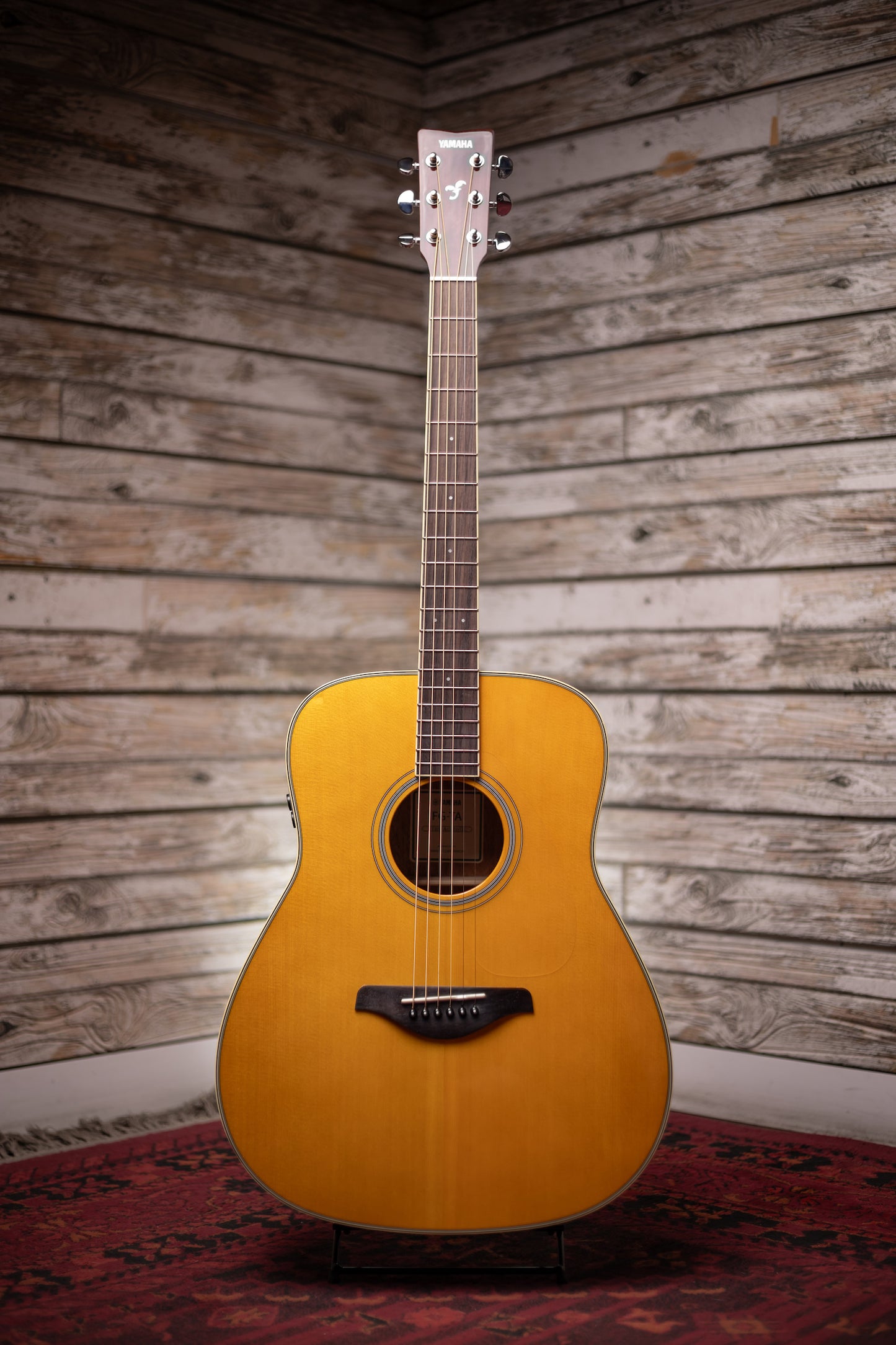 Yamaha FG-TA TransAcoustic Acoustic-Electric Dreadnought Guitar - Vintage Tint