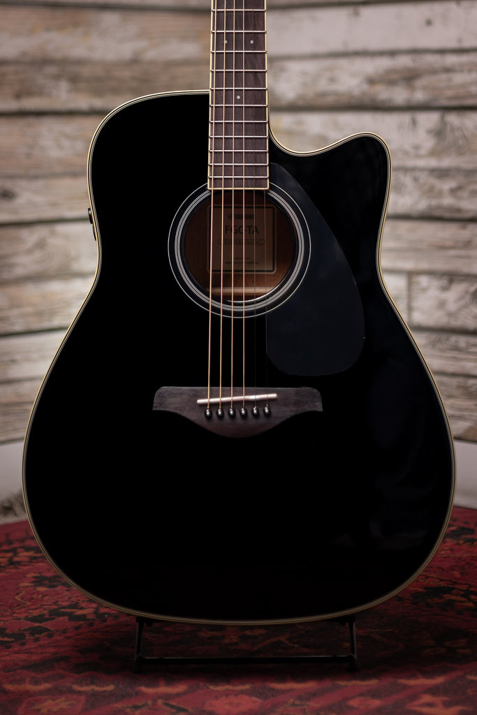 Yamaha FGC-TA TransAcoustic Guitar - Black