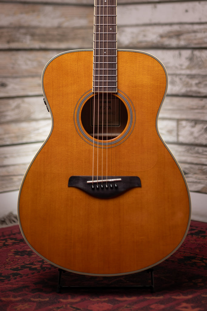 Yamaha FS-TA TransAcoustic Acoustic-Electric Concert Guitar - Vintage Tint