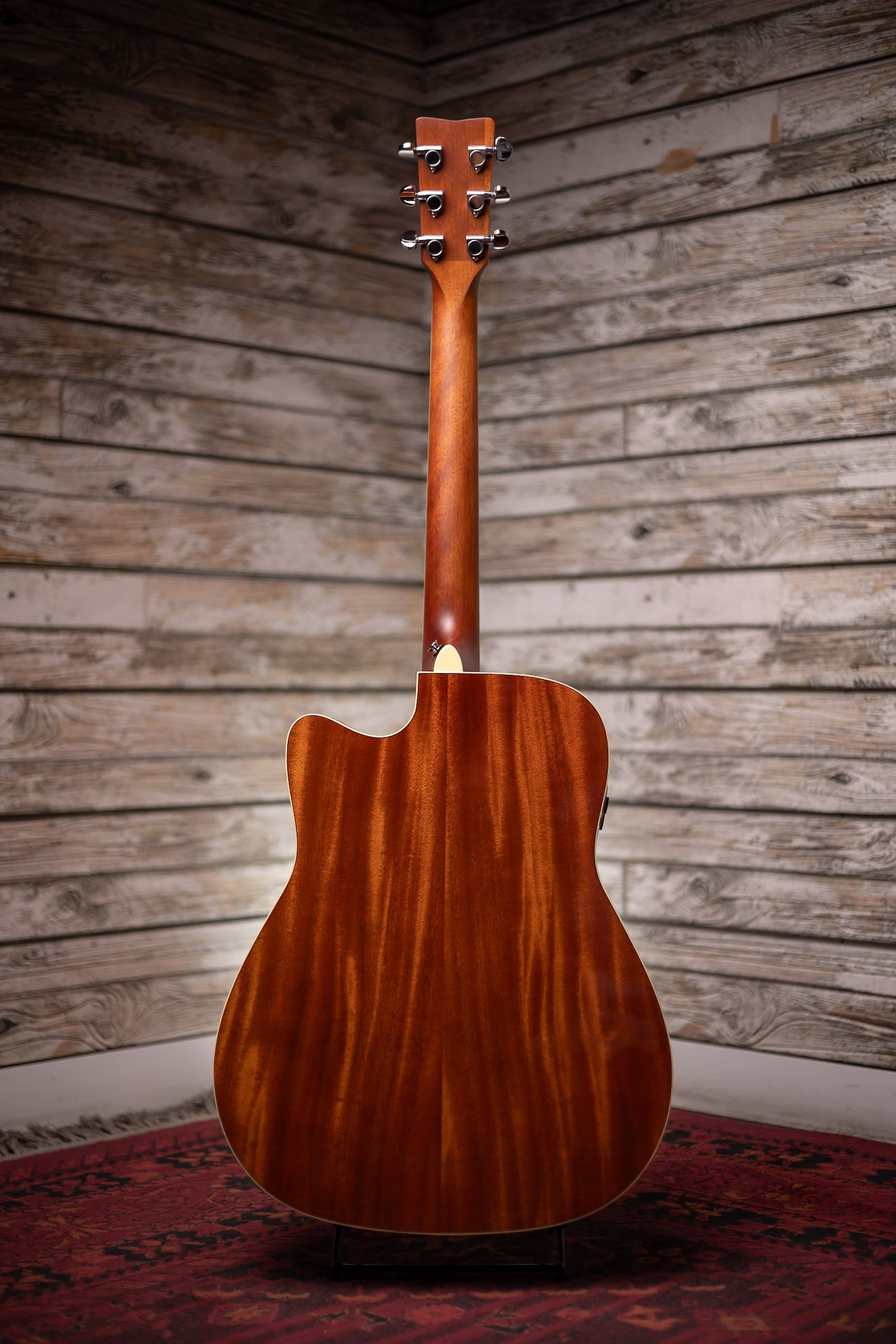 Yamaha FGC-TA TransAcoustic Dreadnought Acoustic-Electric Guitar - Brown Sunburst