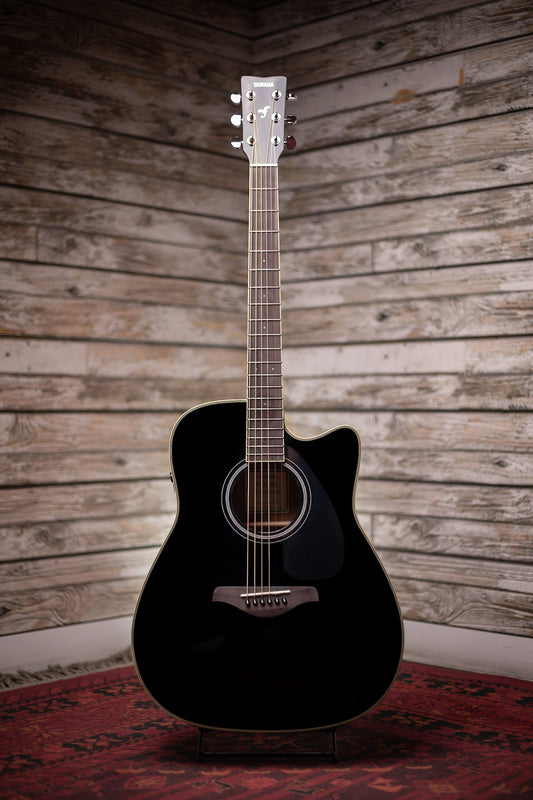 Yamaha FGC-TA TransAcoustic Guitar - Black