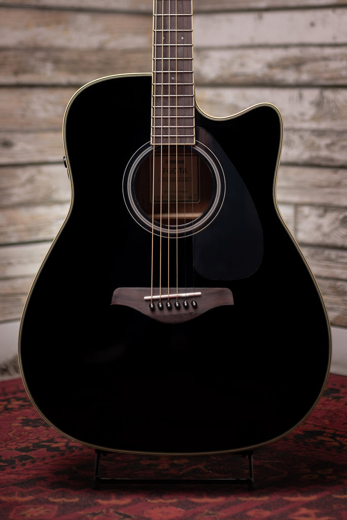 Yamaha FGC-TA TransAcoustic Guitar - Black