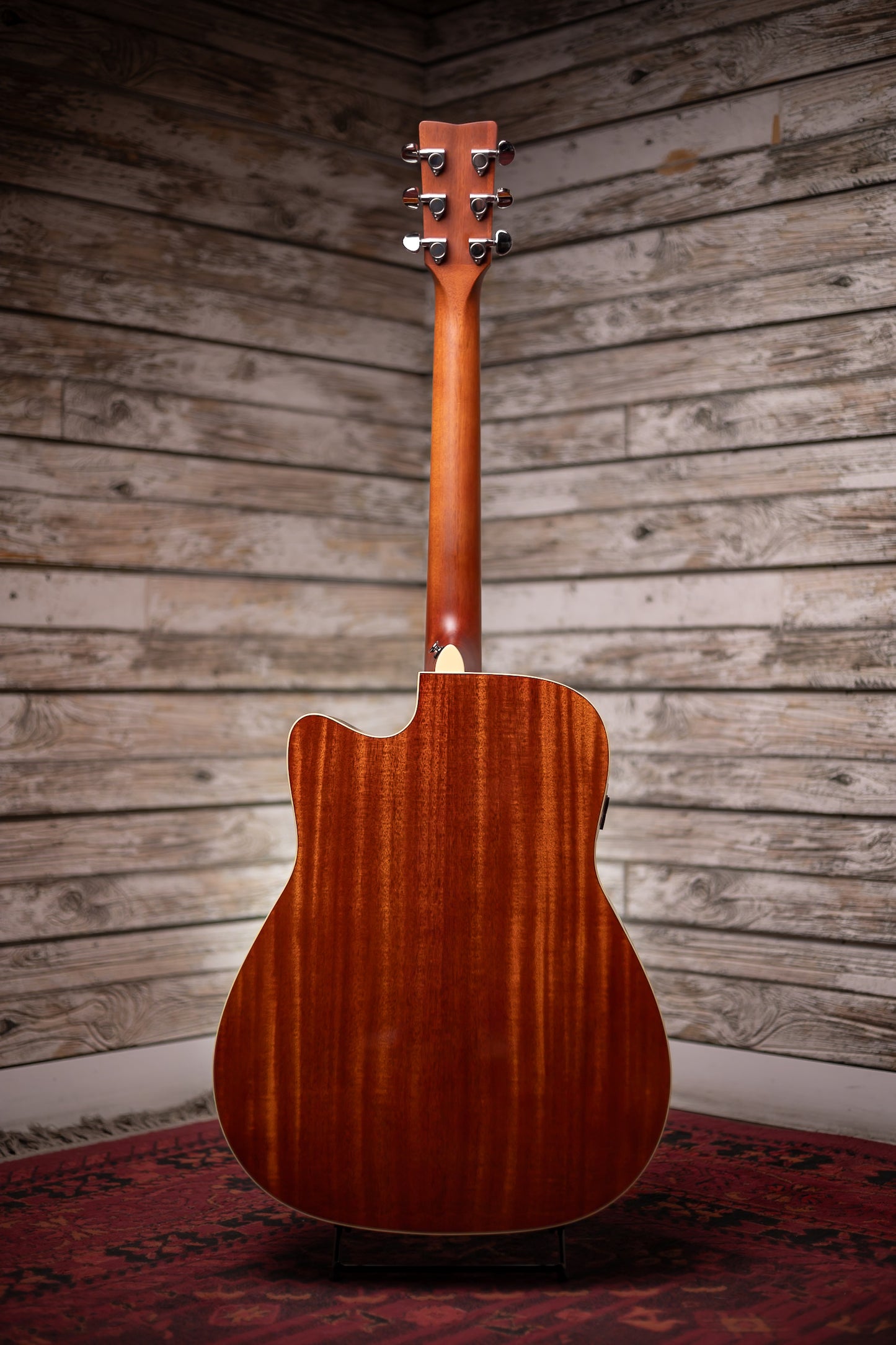 Yamaha FGC-TA TransAcoustic Dreadnought Acoustic-Electric Guitar - Brown Sunburst