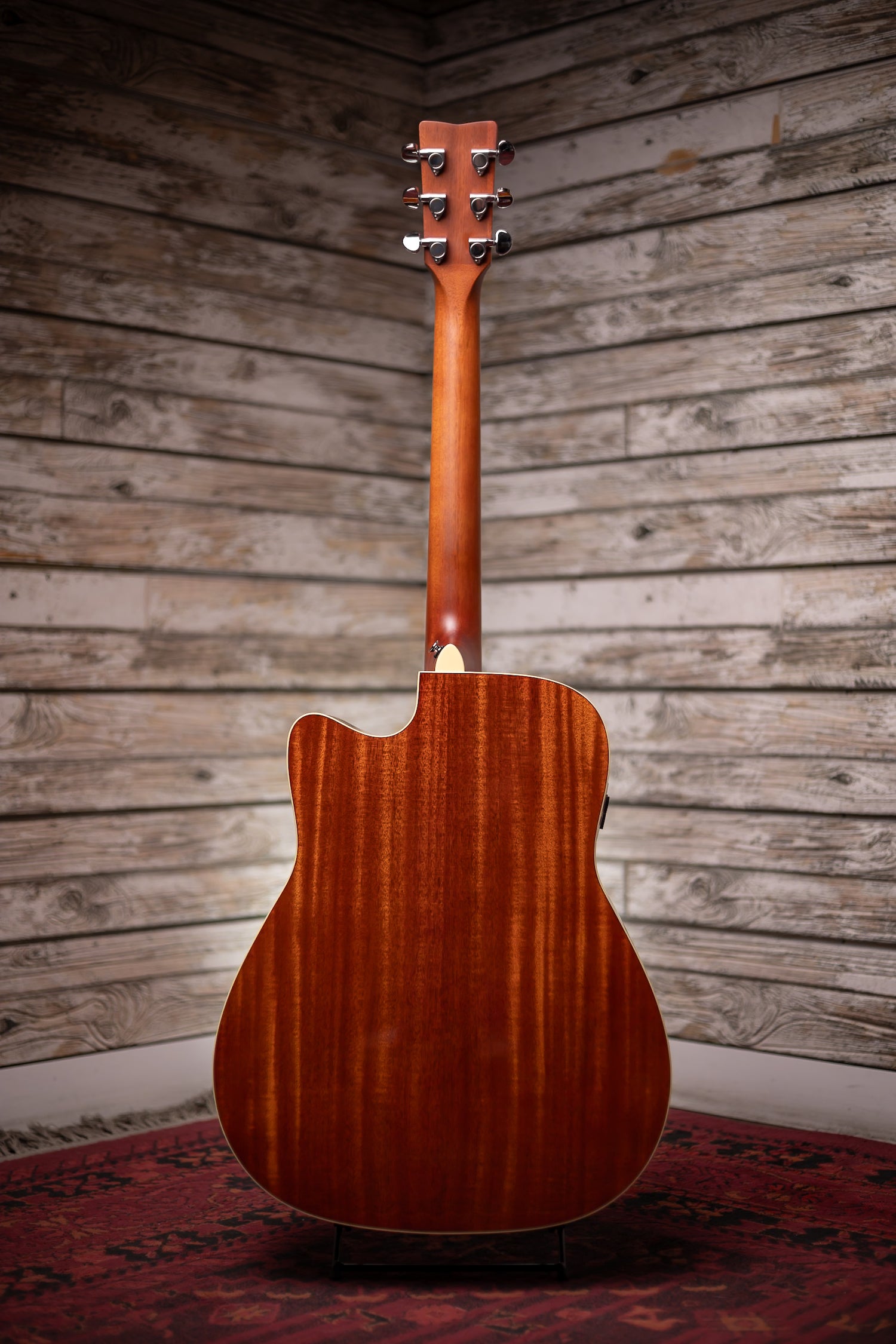 Yamaha FGC-TA TransAcoustic Dreadnought Acoustic-Electric Guitar - Brown Sunburst
