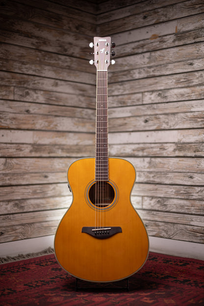 Yamaha FS-TA TransAcoustic Acoustic-Electric Concert Guitar - Vintage Tint