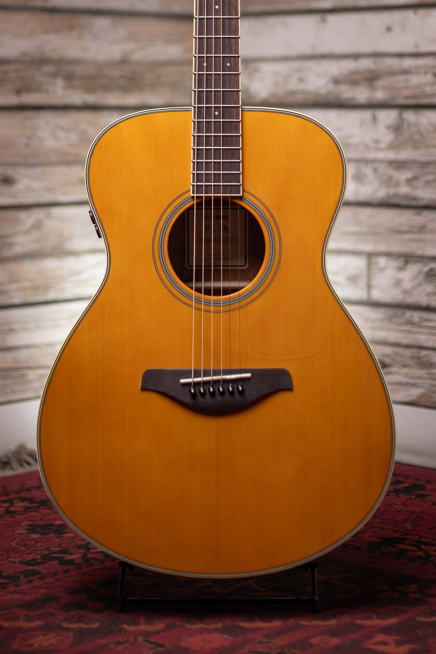 Yamaha FS-TA TransAcoustic Acoustic-Electric Concert Guitar - Vintage Tint
