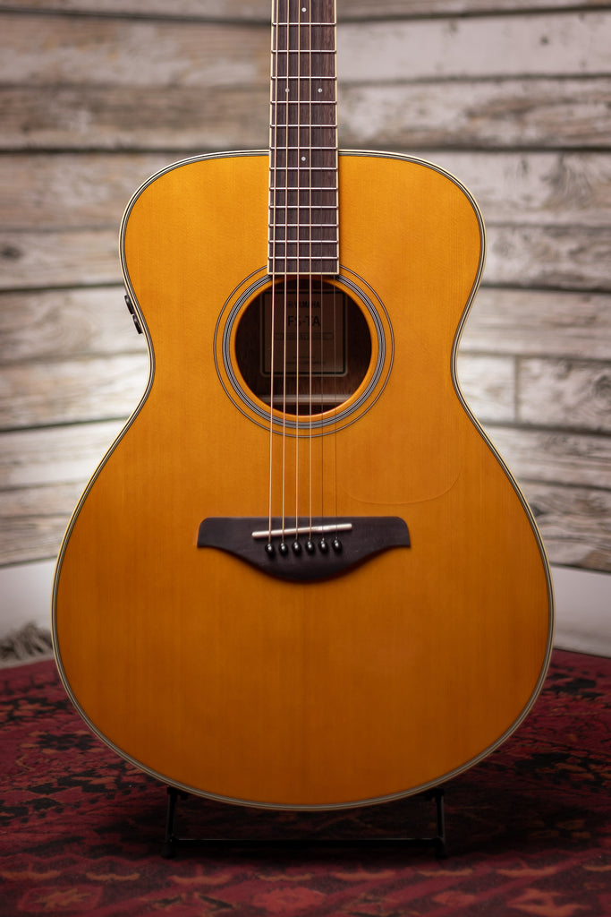 Yamaha FS-TA TransAcoustic Acoustic-Electric Concert Guitar - Vintage Tint