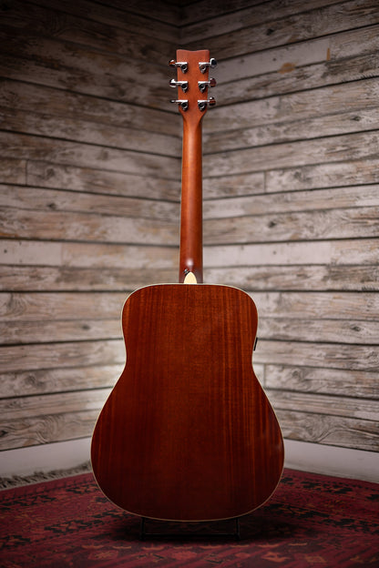 Yamaha FG-TA TransAcoustic Dreadnought Guitar - Brown Sunburst