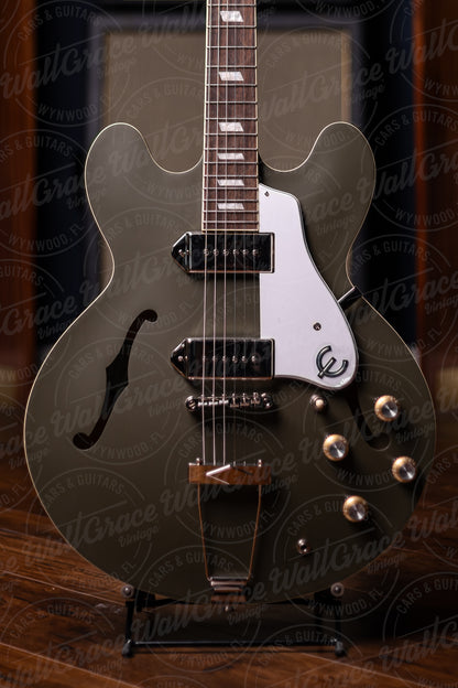 Epiphone Casino Worn Electric Guitar - Worn Olive Drab