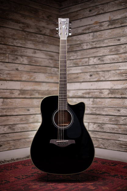 Yamaha FGC-TA TransAcoustic Guitar - Black