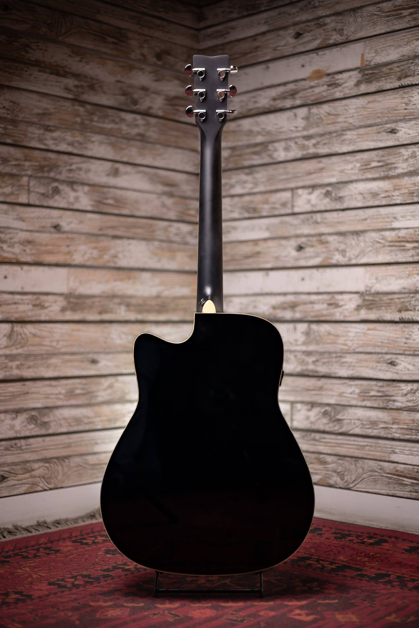 Yamaha FGC-TA TransAcoustic Guitar - Black