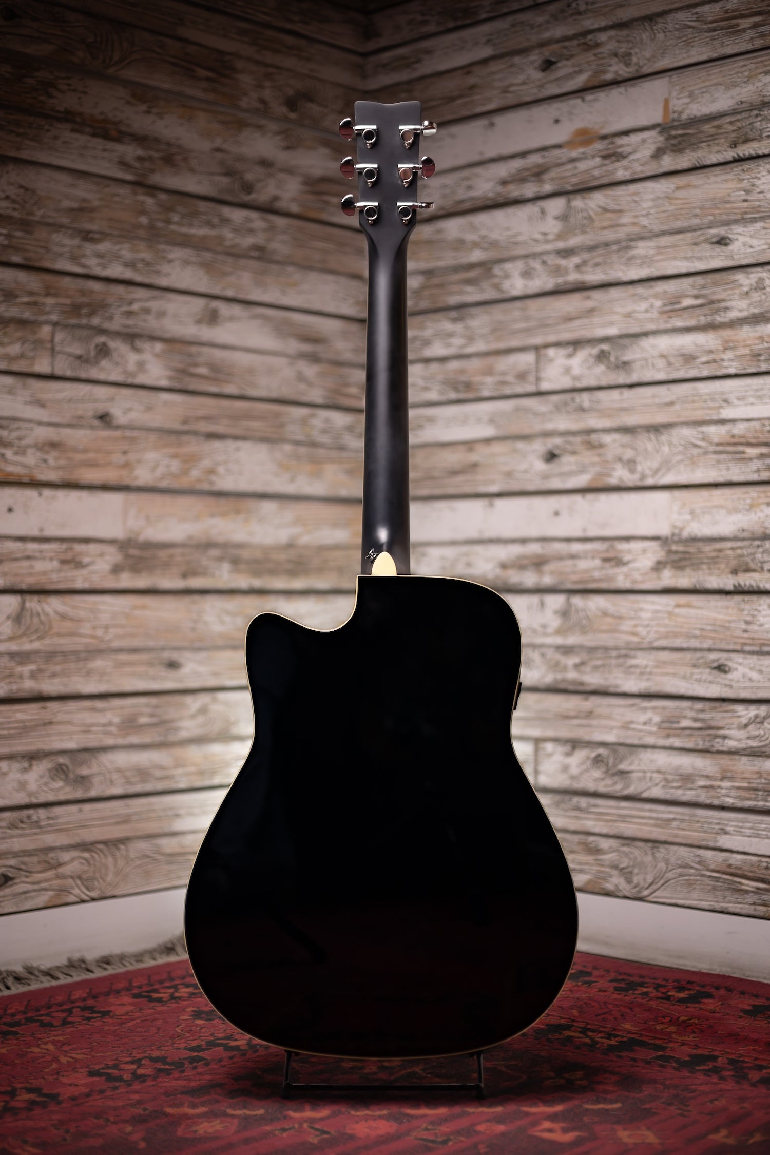 Yamaha FGC-TA TransAcoustic Guitar - Black