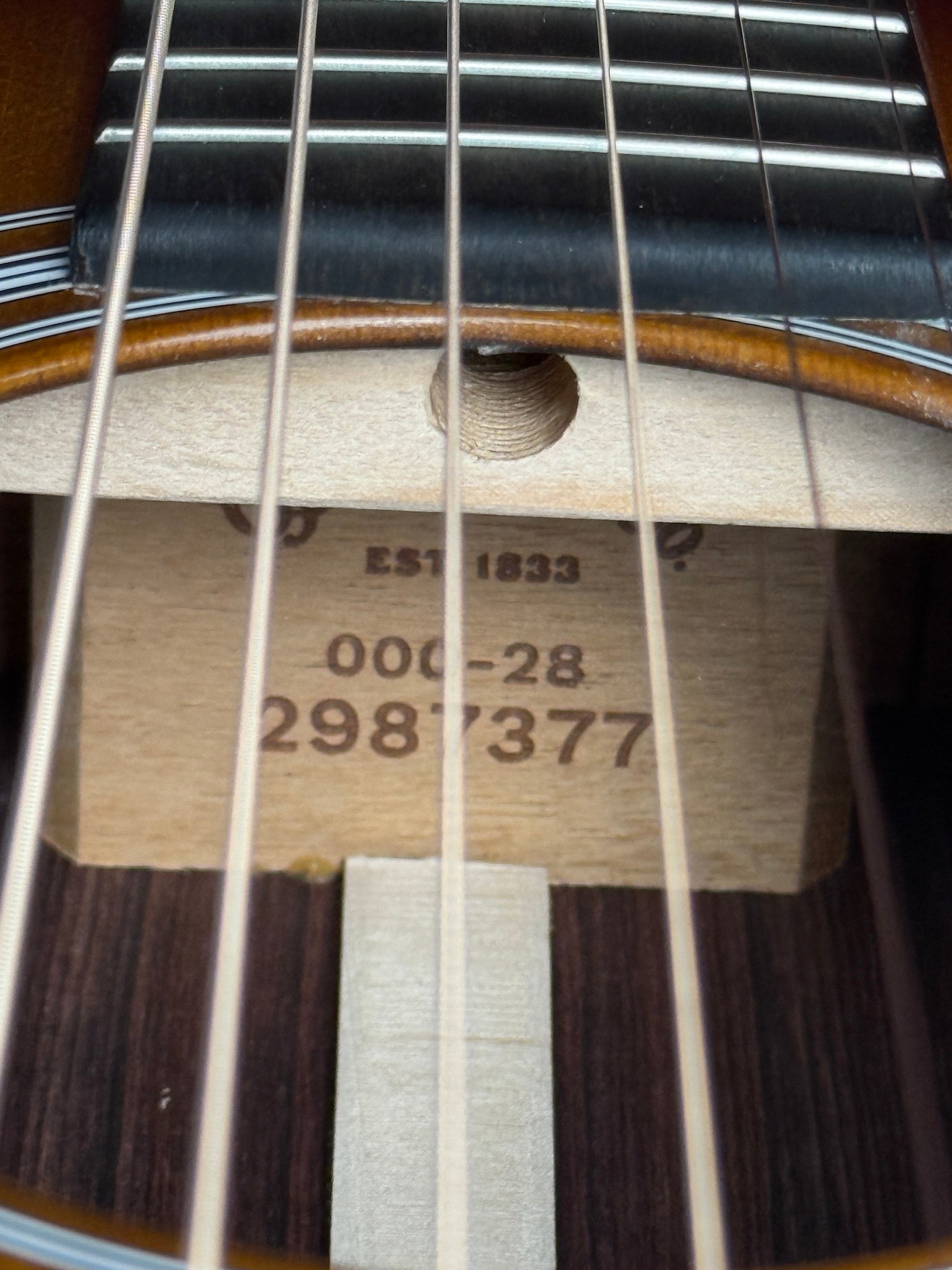 2025 Martin 000-28 1935 Sunburst Acoustic Guitar
