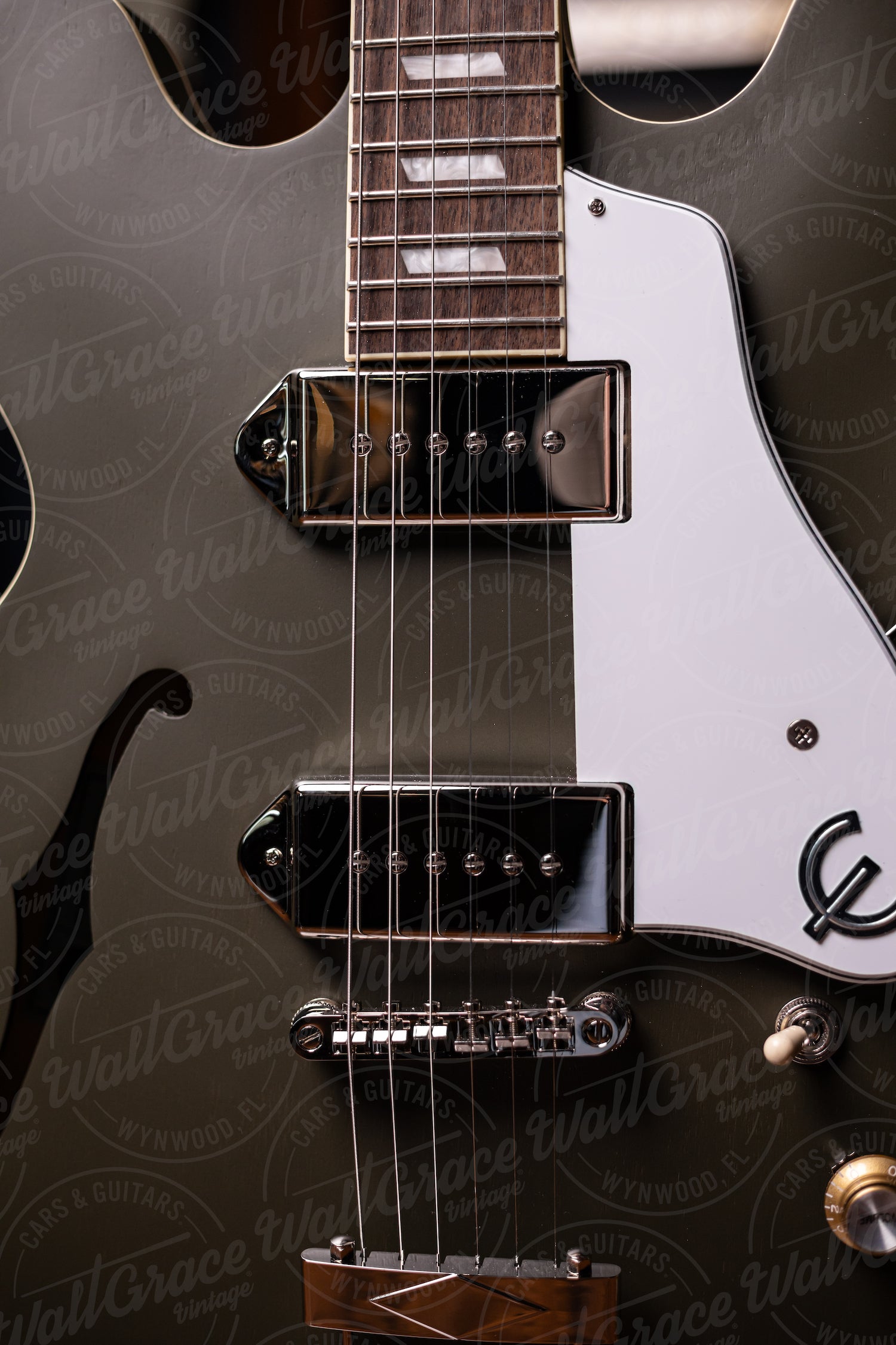 Epiphone Casino Worn Electric Guitar - Worn Olive Drab