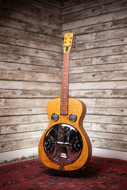 Epiphone Dobro Hound Dog Round Neck Resonator - Vintage Brown