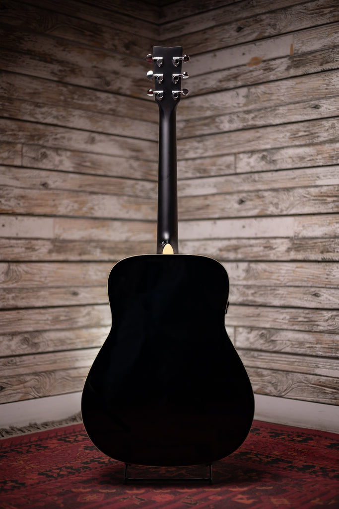 Yamaha FG-TA TransAcoustic Dreadnought Guitar - Black