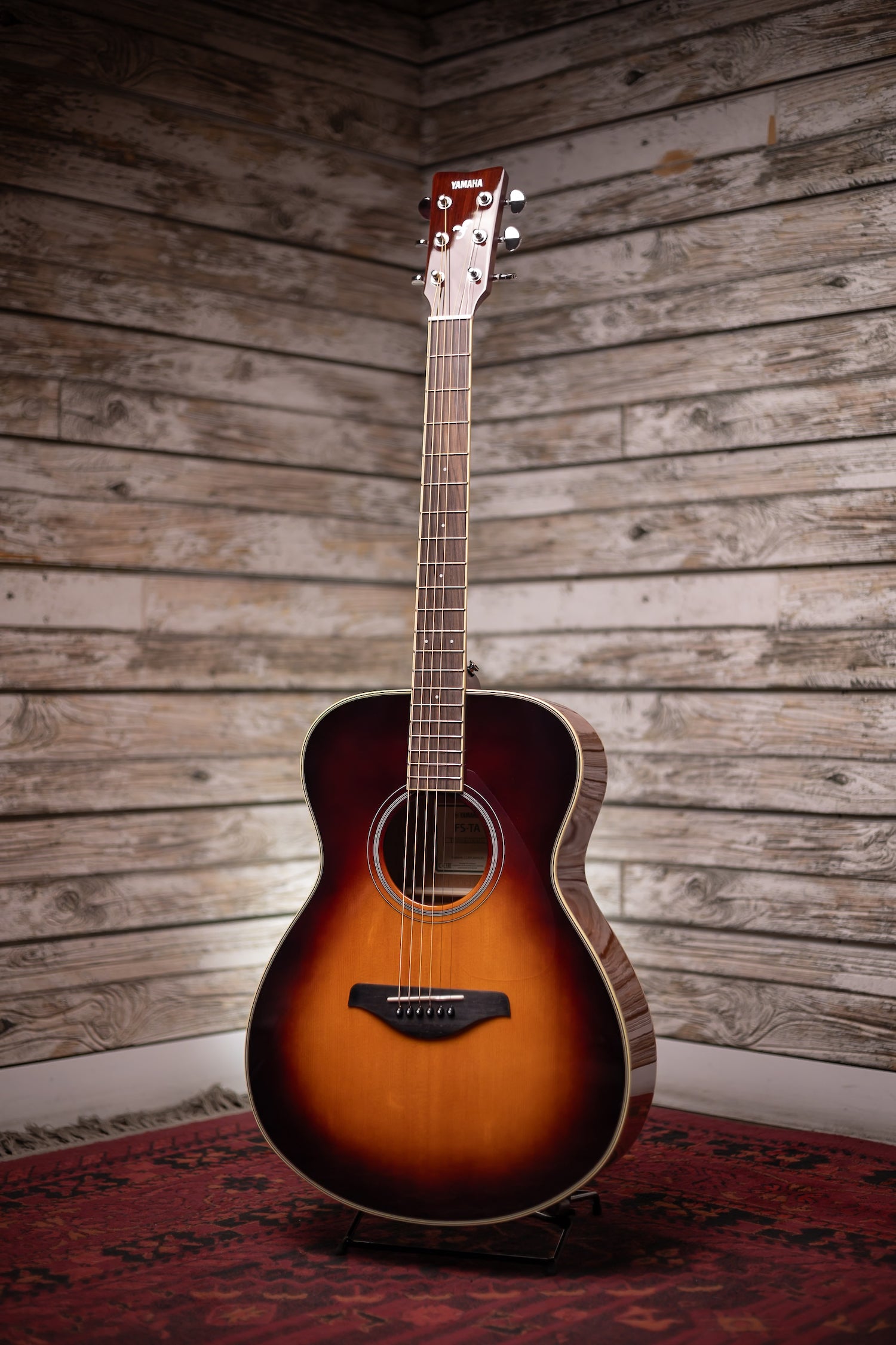 Yamaha FS-TA TransAcoustic Concert Acoustic Guitar - Brown Sunburst