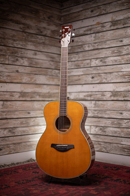 Yamaha FS-TA TransAcoustic Acoustic-Electric Concert Guitar - Vintage Tint