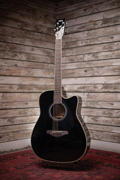 Yamaha FGC-TA TransAcoustic Guitar - Black