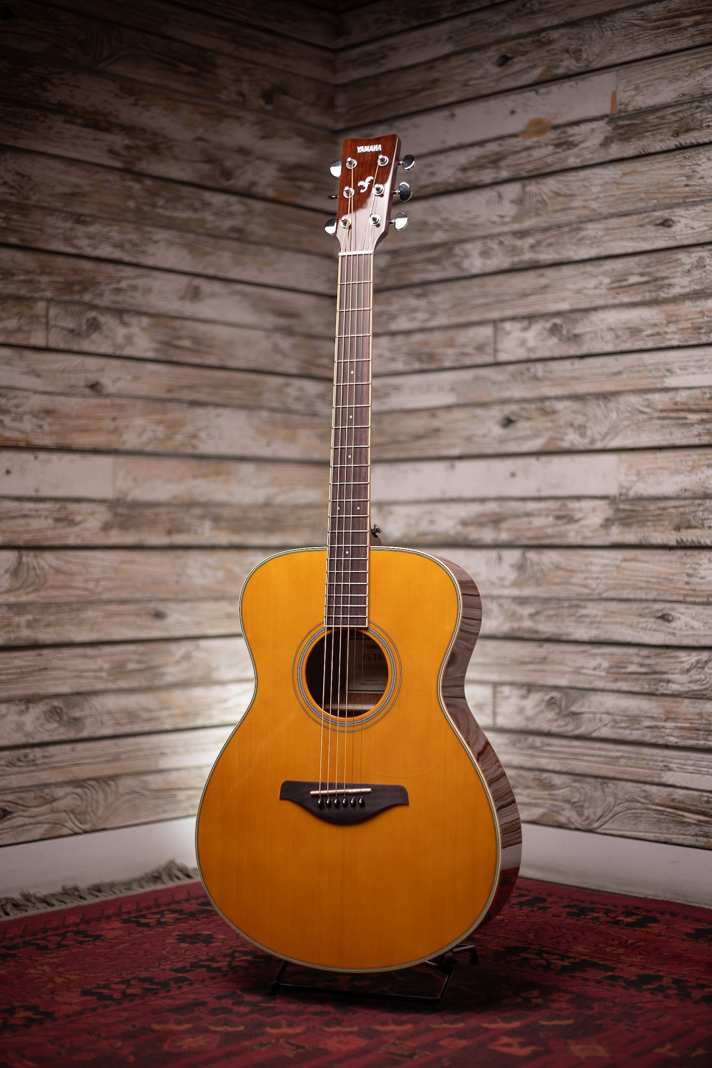 Yamaha FS-TA TransAcoustic Acoustic-Electric Concert Guitar - Vintage Tint