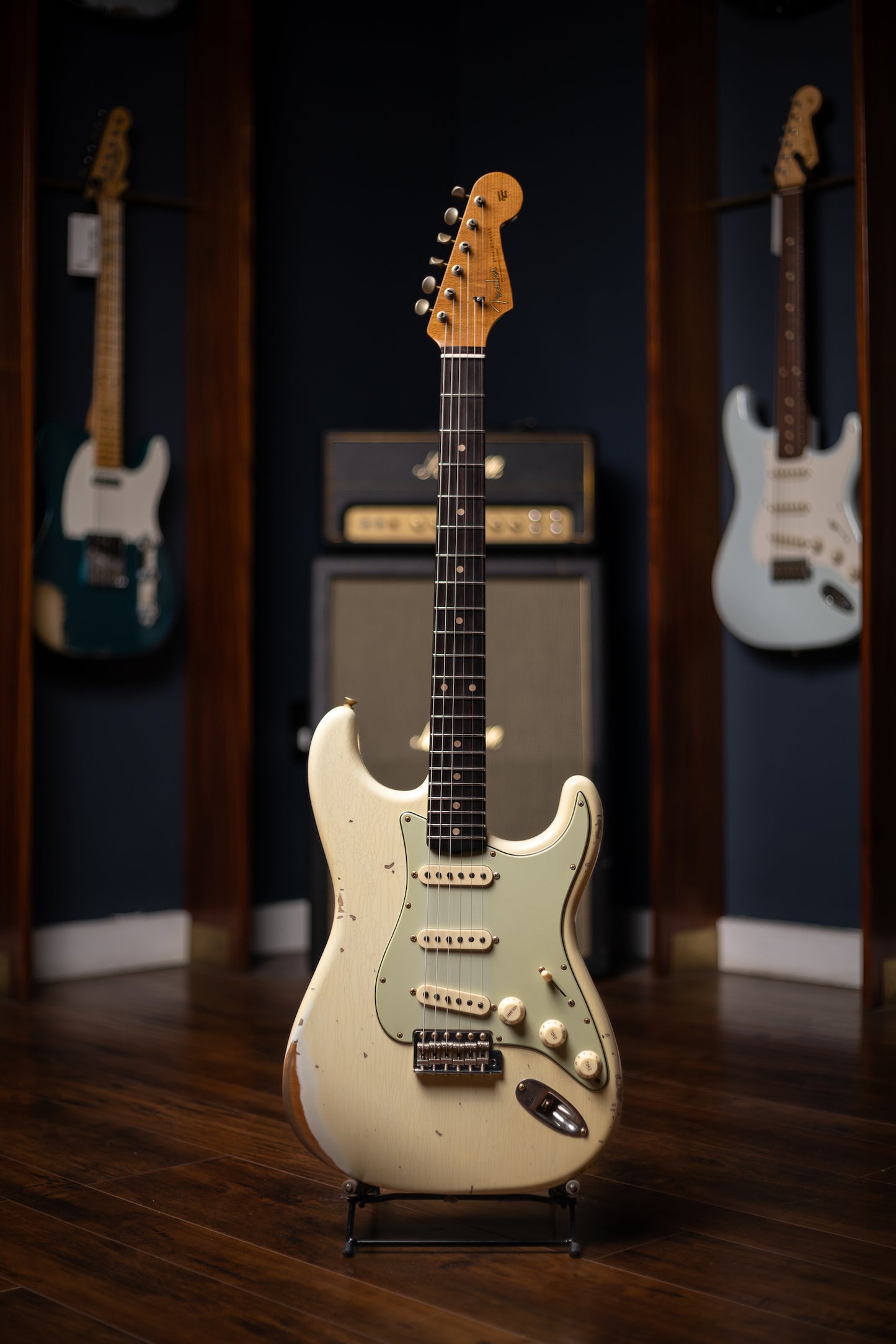 Fender Custom Shop LR25 60's Dual Mag II Stratocaster Electric Guitar - Tomatillo Green