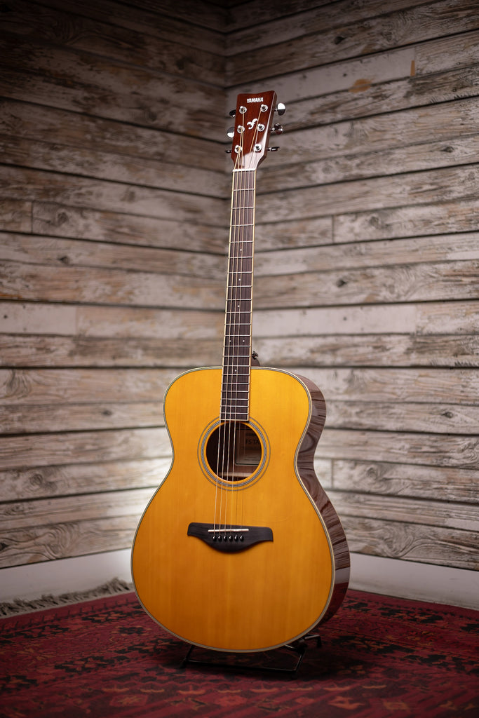 Yamaha FS-TA TransAcoustic Acoustic-Electric Concert Guitar - Vintage Tint