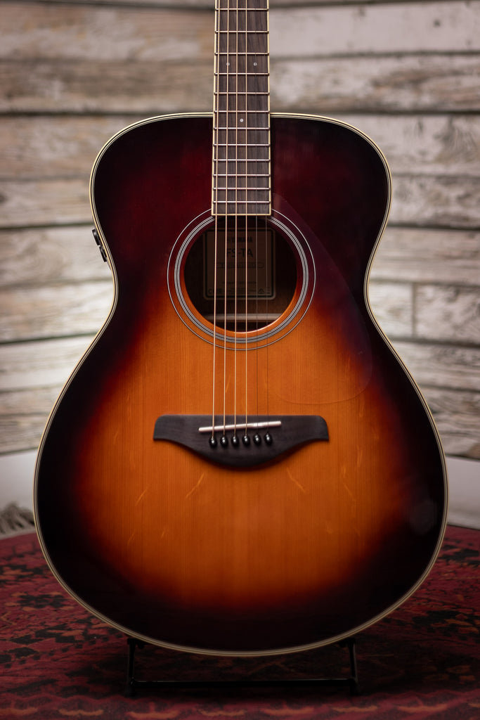 Yamaha FS-TA TransAcoustic Concert Acoustic Guitar - Brown Sunburst