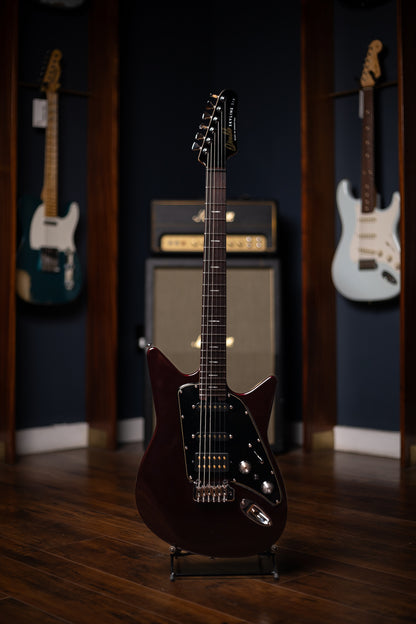 Osvaldo Skyline Six Electric Guitar - Obsidian Red