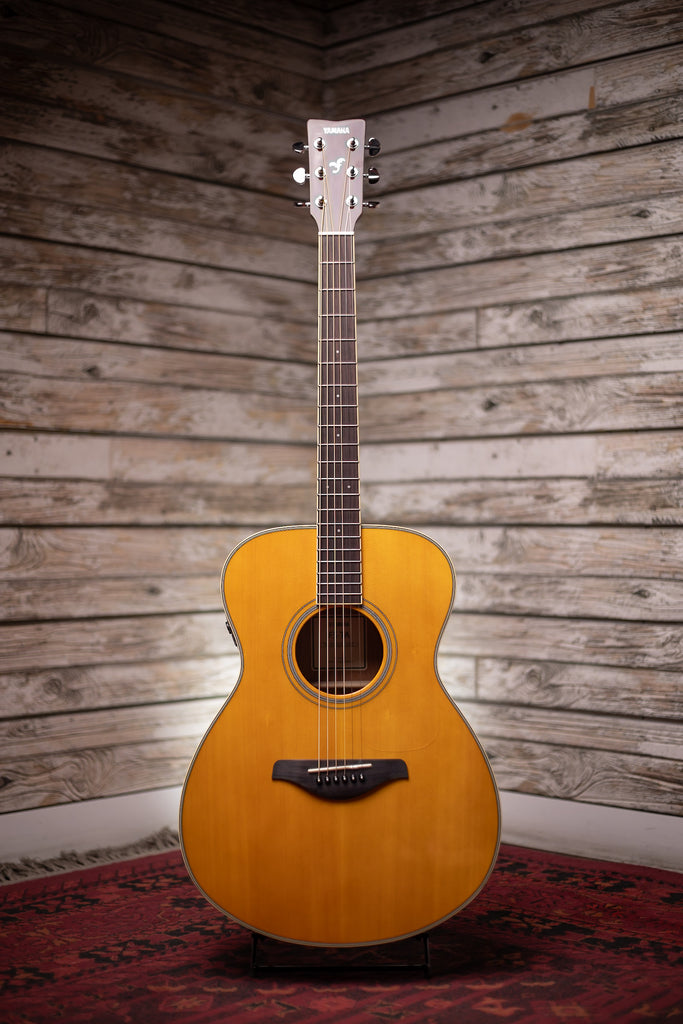 Yamaha FS-TA TransAcoustic Acoustic-Electric Concert Guitar - Vintage Tint