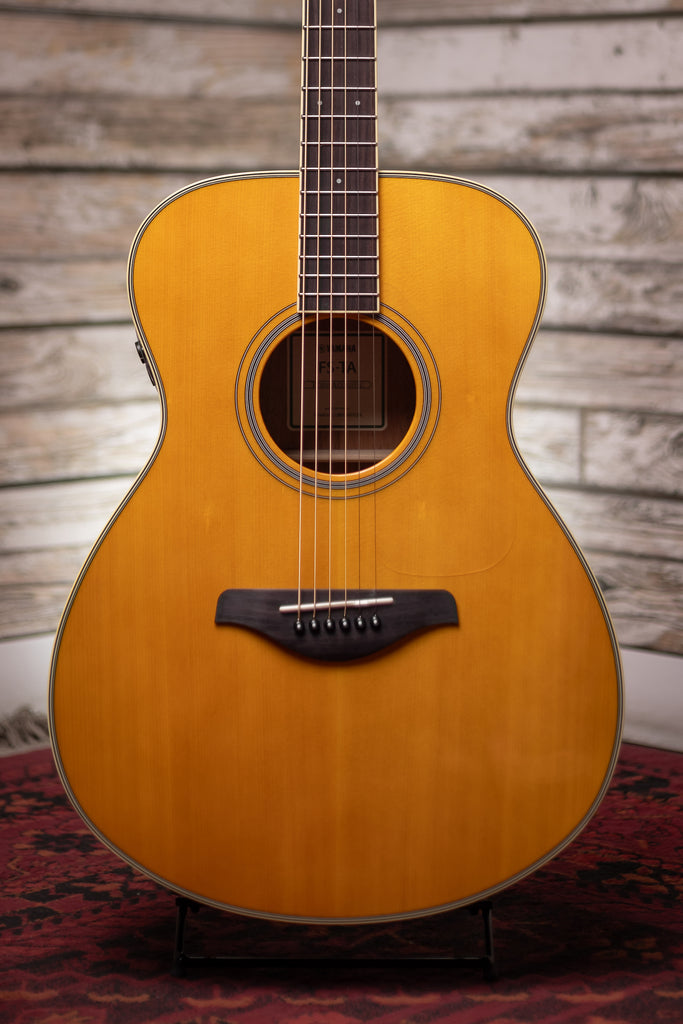 Yamaha FS-TA TransAcoustic Acoustic-Electric Concert Guitar - Vintage Tint